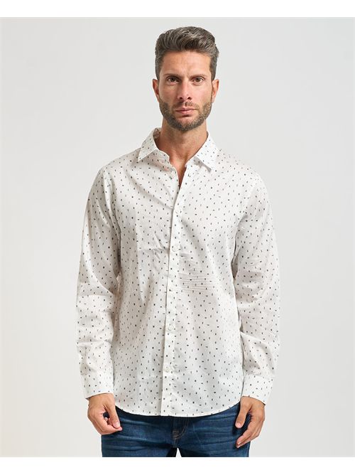 Men's Armani Exchange shirt with lettering ARMANI EXCHANGE | XM001942-AF19194F0027